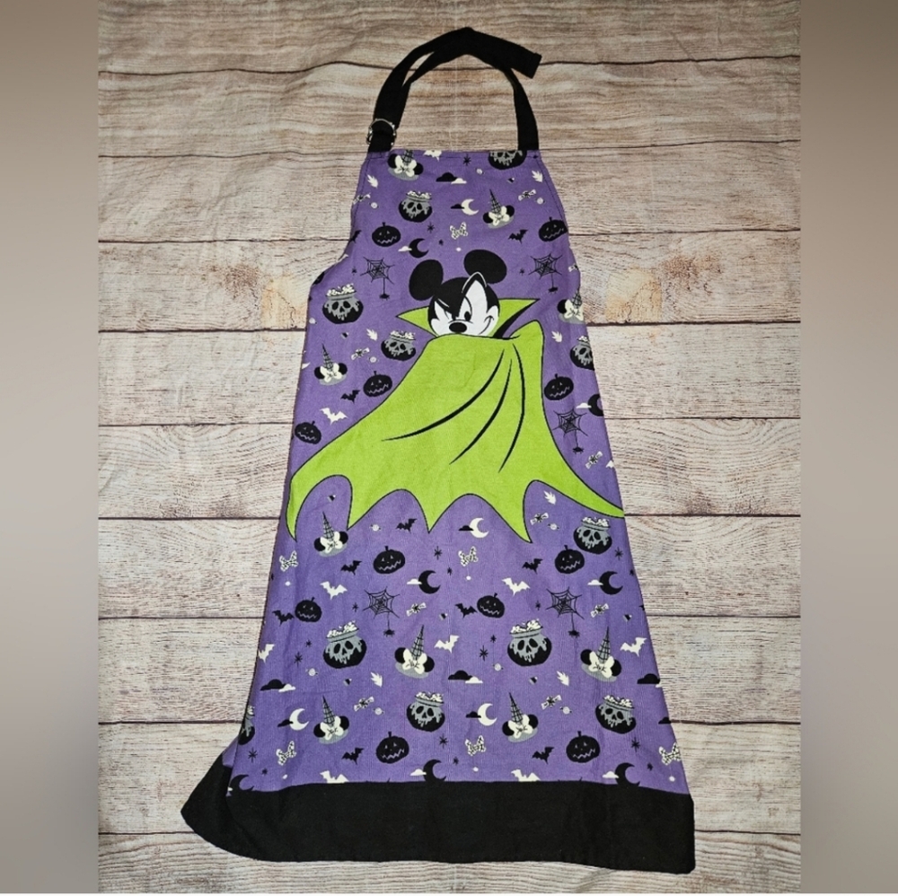 Disney Halloween vampire Mickey Mouse kitchen apron